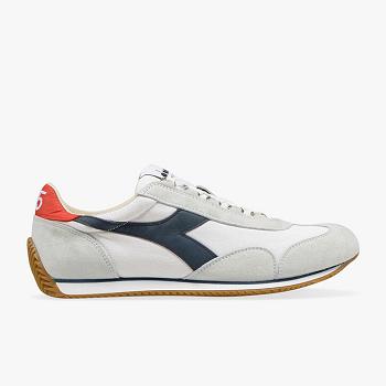 Diadora Heritage Equipe H Platene Stone Wash Biele / Modre - Panske Tenisky